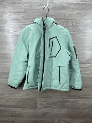 Suokeni Waterproof Ski Jacket Warm Hooded jacket Pea Green Women’s Size M - Image 1 of 4
