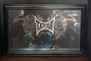 MMA Tapout American Arrogants Wall Mounted 23x15in Mirror Pre-owned - Picture 1 of 6