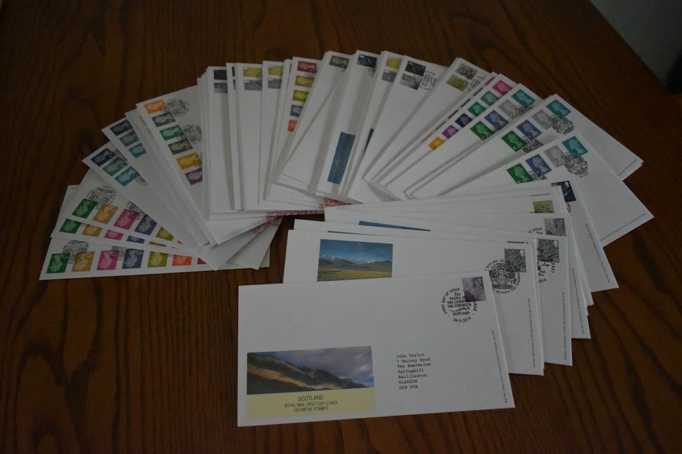 Royal Mail Definitive First Day Covers, 2014 - 2020, Machin Regional, Individual - Image 1 of 1