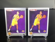 2004-05 Topps Total Silver Los Angeles Lakers Basketball Card #350 Sasha Vujacic