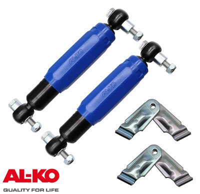 2er Set Radstossdämpfer Stoßdämpfer Anhänger 2 Stück Alko AL-KO 1350/2700kg blau - Bild 1 von 4