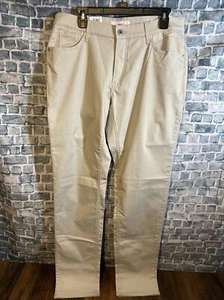 $198 New BRAX Casual Pant HI-FLEX Stretch Men's 36x34 Beige Paper Chuck Modern - Picture 1 of 12