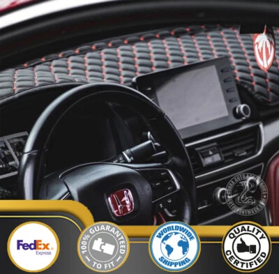 VIP Diamond DASH COVER For Honda Accord 2018 2019 2020 2021 2022 2023 - Image 1 of 3