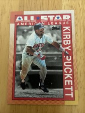 1990 Topps KIRBY PUCKETT All Star Baseball Card 391 Minnesota Twins 