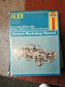 162 Audi 100 1969-1974 Haynes Owners Workshop Manual (#2) - Picture 1 of 1