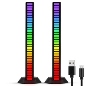 32 Bit Colorful Sound Pickup Ambient Lights with App Control-Gaming, Car & More - Picture 1 of 7