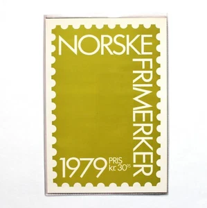 NORWAY Norske 1981 Official Year 17 Stamps Frimerker Booklet Unmarked Skiing B1 - Picture 1 of 4