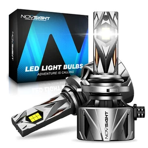 NOVSIGHT LED Headlight Bulbs H11 H4 9005 9006 Hi/Lo Beam Fog Light 60000LM 6000K - Picture 1 of 19