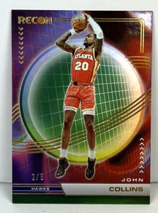 2022-23 Panini Recon Holo Green 2/5 John Collins Atlanta Hawks #137