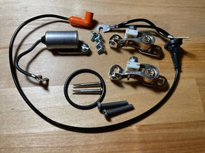 1971 BOSS 351 Mustang Distributor Points, NOS Condenser Rebuild Kit Wire Screws - Picture 1 of 10