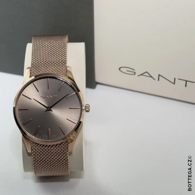 Montre Femme GANT Cadran et Bracelet en acier inoxydable. Plaqué or rose. Neuve - Photo 1/4