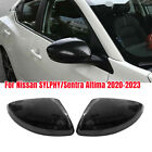 For Nissan Sentra Altima 2020-2023 Carbon Fiber Rearview Side Mirror Cover Cap