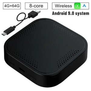 Carplay AI Box Wireless Android Auto Adapter Multimedia Video Player Bluetooth 5 - Picture 1 of 11