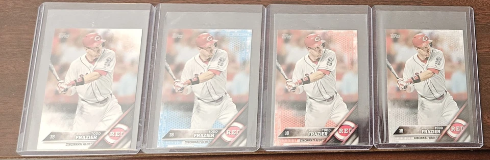 2016 Topps Mini Todd Frazier 1/1 Rainbow (1/1, /5, /10, Base) - Image 1 of 4