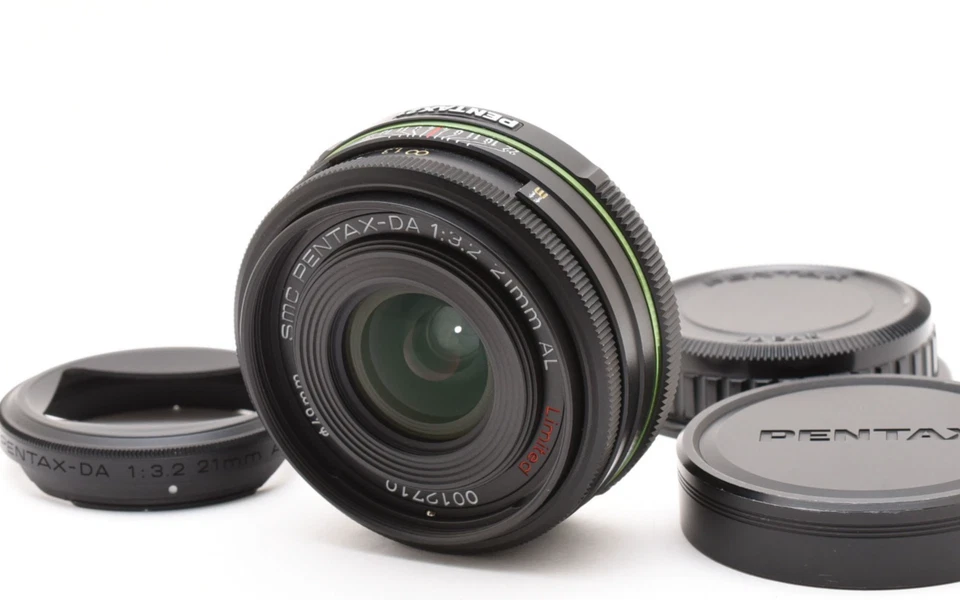 PENTAX DA SMC 21mm F/3.2 AL Limited Lens Black [Exc+++] w/Hood From Japan Y2032 - Image 1 of 4