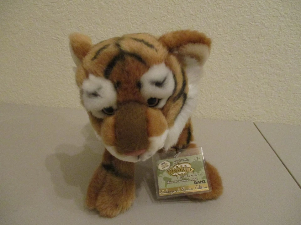 Webkinz Signature Tigre de Bengala - Edición Especies en Peligro de Extinción - Código WKS3002 sin usar Foto 1 de 3