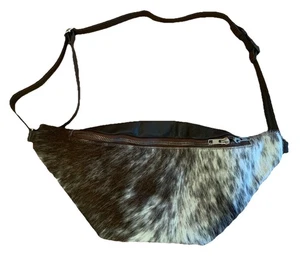 Borsa a tracolla COUNTRY ALLURE in pelle di mucca marrone marsupio - Foto 1 di 8