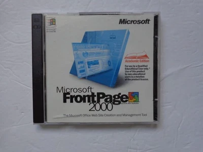 Microsoft FrontPage 2000 2CD ROM for Windows NT & Windows 98 (case was damaged) - Image 1 of 4