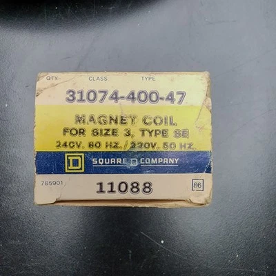 NEW Square D 31074-400-57 Magnet Coil Size 3 Type SE 480V Contactor ⚡ - Image 1 of 2
