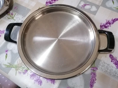 BISTECCHIERA AMC IN ACCIAIO INOX DIAMETRO INTERNO CM.28 - Immagine 1 di 3