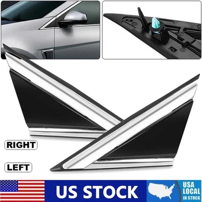 Espejo de puerta esquina moldura guardabarros triángulo para Cadillac SRX 2010-2016 2015 Foto 1 de 4