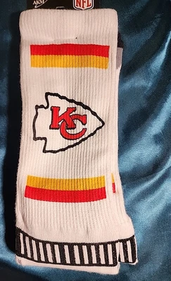 NFL Kansas City Chiefs KC NEW Crew Sock Team Color Large L Men NWT - Image 1 of 4