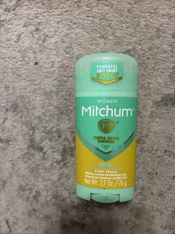 Mitchum Women Antiperspirant / Deodorant PURE FRESH Solid 2.7oz yellow / - Image 1 of 1