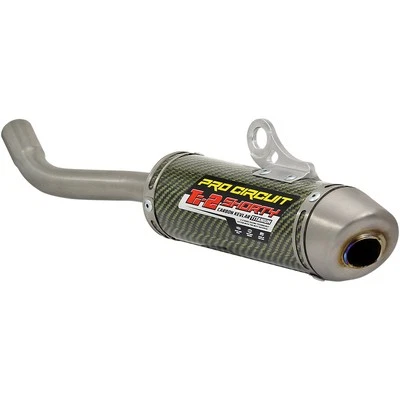 Pro Circuit R304 Shorty Ti-2 Silencer Carbon w/Titanium End Cap (1131865K) - Image 1 of 2