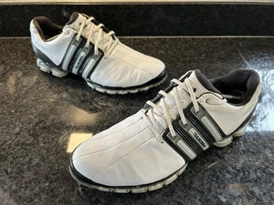 adidas Tour 360 4.0 Fitfoam Waterproof Mens Golf Shoes White Leather, Size UK 13 - Picture 1 of 12