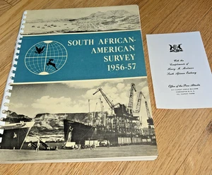 SOUTH AFRICAN-AMERICAN SURVEY 1956-57 from South African Embassy - 144 Pages - Picture 1 of 23