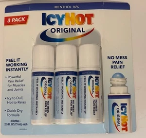 Icy Hot Medicated Max Strength, No-Mess Applicator, 2.5 Fl Oz (Pk of 3) - Picture 1 of 4