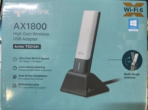 TP-Link AX1800 WiFi 6 USB Adapter for Desktop PC Archer TX21UH - Picture 1 of 2