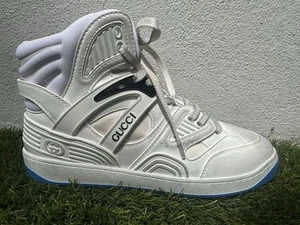 Neu im Karton $ 890 Gucci DAMEN HOHE BASKETBALLSCHUHE GRÖSSE 9,5 US 6,5 (GUCCI) - Bild 1 von 5