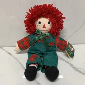 Muñeca de peluche Raggedy Andy de 12 pulgadas 1998 Snowden and Friends muñeca de vacaciones con etiqueta - Imagen 1 de 15