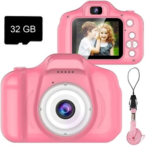 Kids Selfie Camera Christmas Birthday Gifts for Girls Age 3-9 HD Digital Video C - Picture 1 of 7