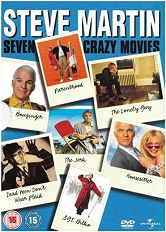 STEVE MARTIN COLLECTION DVD 7 CRAZY MOVIES Frank Oz Dan Aykroyd Brand New UK R2 - Image 1 of 1
