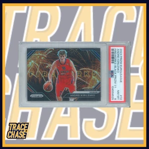 2023-24 Panini Prizm Euroleague Andrei Kirilenko Fireworks Black Prizm 1/1 PSA 8 - Picture 1 of 3