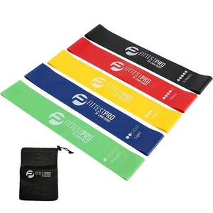 Resistance Loop Fasce per Esercizi - Set di 5 Fasce Elastiche per Allenarsi con... - Foto 1 di 5