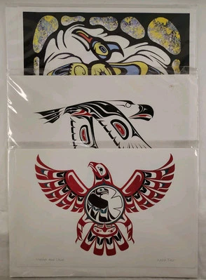 Set Of 3 Large Alaskan Themed Greeting Cards w/Envelopes - Image 1 of 4