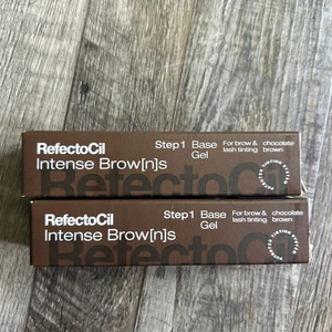 (2) RefectoCil Eyelash Eyebrow Tint Intense Brow[n]s chocolate brown base gel - Picture 1 of 6