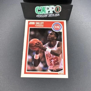 Tarjeta afilada Fleer John Salley #51 1989-90 casi nueva - Imagen 1 de 6