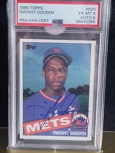 1985 Topps Dwight Gooden #620 Autographed Card 🔥 - Picture 1 of 6