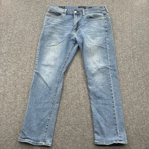 Jeans uomo Lucky Brand 410 atletico slim dritto 34 x 30 lavaggio leggero elasticizzato usato in ottime condizioni - Foto 1 di 14