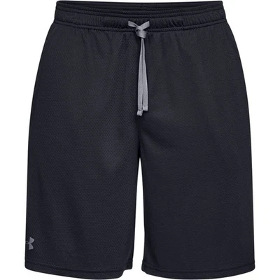 Under Armour 1328705 Men's UA Tech Mesh 9" Shorts, Black, 3X-Large Tall - Image 1 of 4