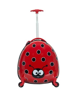 Jr. Kids' My First Hardside Spinner Luggage, Telescoping Handles, Ladybug, Ca... - Image 1 of 3