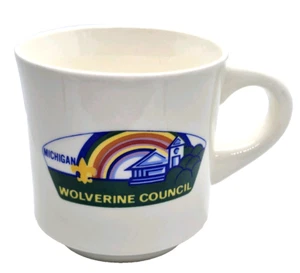 Boy Scout Wolverine Council Mug Michigan BSA Scouts EUC - Picture 1 of 5