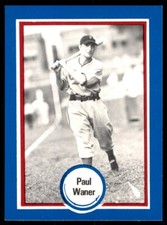 1976 SHAKEY'S PIZZA #62 PAUL WANER PITTSBURGH PIRATES