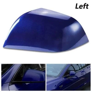 Calotta copri specchietto lato sinistro blu per Tesla Model 3 2017 2018 2019 2020 2021 2022 - Foto 1 di 9