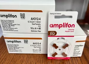 NEW FRESH 120 Amplifon Hearing Aid Batteries Size 312 Use by 11/26 & 12/27 - Picture 1 of 2