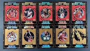 1995-96 Upper Deck NBA Predictor #H1-H10 Silver Foil MICHAEL JORDAN Complete Set - Bild 1 von 1